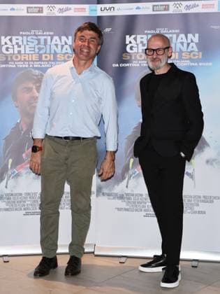 Rome, Barberini Cinema, premiere of the documentary film Kristian Ghedina - Stories of Skiing. Pictured: Kristian Ghedina, Paolo Galassi  Copyright: xMarcoxProvvisionatox xipa-agency.netx xMarcoxProvvisionatox IPA_Agency_IPA67529080