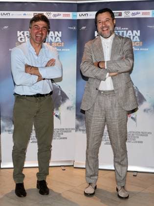 Rome, Barberini Cinema, premiere of the documentary film Kristian Ghedina - Stories of Skiing. Pictured: Kristian Ghedina, Matteo Salvini  Copyright: xMarcoxProvvisionatox xipa-agency.netx xMarcoxProvvisionatox IPA_Agency_IPA67529129