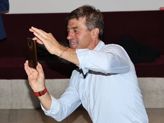 Rome, Barberini Cinema, premiere of the documentary film Kristian Ghedina - Stories of Skiing. Pictured: Kristian Ghedina  Copyright: xMarcoxProvvisionatox xipa-agency.netx xMarcoxProvvisionatox IPA_Agency_IPA67529211