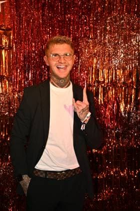 Kevin Flocke Platzer at the premiere event for the launch of the reality format Die Abrechnung Der Promi Showdown from November 6, 2025 on ProSieben and Joyn in the Festsaal Kreuzberg on November 4, 2025 in Berlin Die Abrechnung Premiere event for the new Pro7 reality show in Berlin