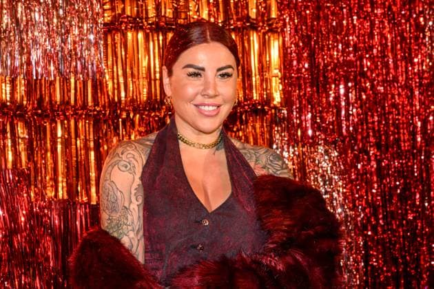 GER, Berlin, pictured from l Kate Merlan, at the premiere of the new reality show Die Abrechnung Der Promi Showdown at Festsaal Kreuzberg, 04 11 2025 Copyright: HMBxMedia UwexKoch