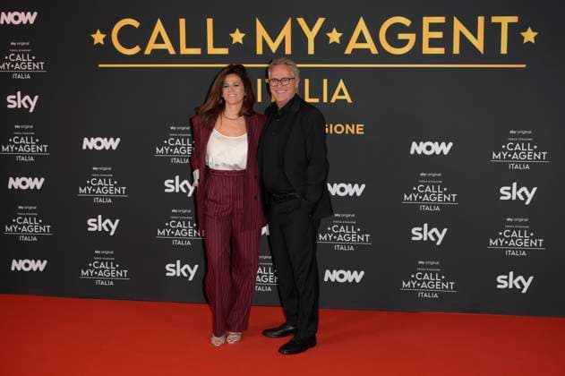 Call my agent Italia terza stagione red carpet in Rome - 04 Nov 2025 Roberta Procida (l) and Simone Spada (r) attend the red carpet of Sky tv program Call my agent Italia terza stagione. Rome Italy Copyright: xMarioxCartellix xSOPAxImagesx _DSC2675