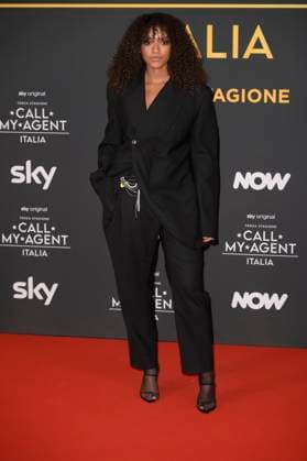 Call my agent Italia terza stagione red carpet in Rome - 04 Nov 2025 Kaze attends the red carpet of Sky tv program Call my agent Italia terza stagione. Rome Italy Copyright: xMarioxCartellix xSOPAxImagesx _DSC2754