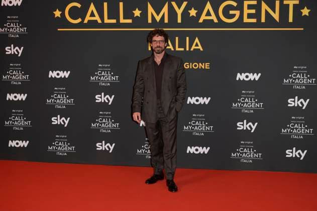 Call my agent Italia terza stagione red carpet in Rome - 04 Nov 2025 Francesco Montanari attends the red carpet of Sky tv program Call my agent Italia terza stagione. Rome Italy Copyright: xMarioxCartellix xSOPAxImagesx _DSC2850
