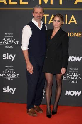 Call my agent Italia terza stagione red carpet in Rome - 04 Nov 2025 Luca Argentero (l) and Cristina Marino (r) attend the red carpet of Sky tv program Call my agent Italia terza stagione. Rome Italy Copyright: xMarioxCartellix xSOPAxImagesx _DSC2949