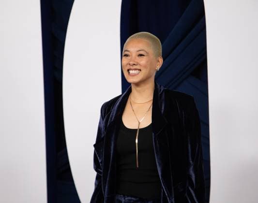 Moonlynn Tsai arrives on the red carpet for the Glamour Women of the Year Awards on Tuesday, November 4, 2025 at The Plaza Hotel in New York City.  NYP20251104504 SERENAxXUxNING