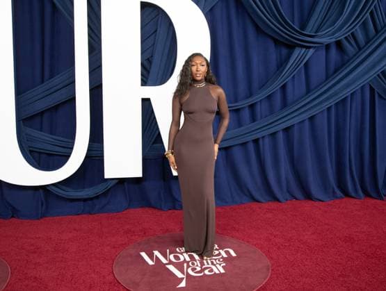 Isan Elba arrives on the red carpet for the Glamour Women of the Year Awards on Tuesday, November 4, 2025 at The Plaza Hotel in New York City.  NYP20251104514 SERENAxXUxNING