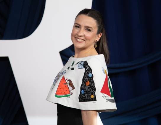 Rachel Griffin Accurso arrives on the red carpet for the Glamour Women of the Year Awards on Tuesday, November 4, 2025 at The Plaza Hotel in New York City.  NYP20251104517 SERENAxXUxNING