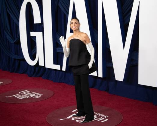 Demi Moore arrives on the red carpet for the Glamour Women of the Year Awards on Tuesday, November 4, 2025 at The Plaza Hotel in New York City.  NYP20251104596 SERENAxXUxNING