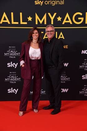 Rome, Cinema The Space Moderno Premiere of the Sky Series Call My Agent - Italy , In the photo: Simone Spada Roberta Procida  Copyright: xVincenzoxLandix xipa-agency.netx xVincenzoxLandix IPA_Agency_IPA67542437