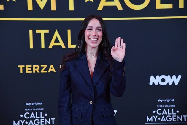 Rome, Italy: Rome, Cinema The Space Moderno Premiere of the Sky Series Call My Agent - Italy , In the photo: Aurora Ramazzotti Rome Italy  - ZUMAp169 20251104_zea_p169_1307 Copyright: xVincenzoxLandix