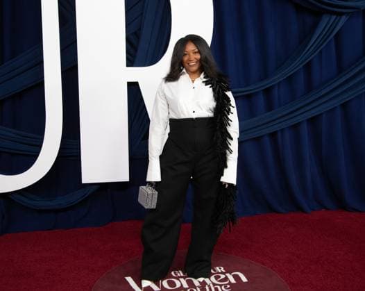 Solange Franklin arrives on the red carpet for the Glamour Women of the Year Awards on Tuesday, November 4, 2025 at The Plaza Hotel in New York City.  NYP20251104552 SERENAxXUxNING