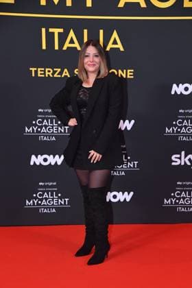Rome, Italy: Rome, Cinema The Space Moderno Premiere of the Sky Series Call My Agent - Italy , In the photo: Chiara Facchetti Rome Italy  - ZUMAp169 20251104_zea_p169_1457 Copyright: xVincenzoxLandix