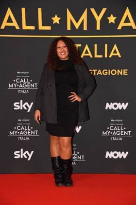 Rome, Italy: Rome, Cinema The Space Moderno Premiere of the Sky Series Call My Agent - Italy , In the photo: Lara Speranza Rome Italy  - ZUMAp169 20251104_zea_p169_1487 Copyright: xVincenzoxLandix