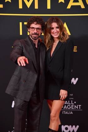 Rome, Cinema The Space Moderno Premiere of the Sky Series Call My Agent - Italy , In the photo: Francesco Montanari Federica Sorino  Copyright: xVincenzoxLandix xipa-agency.netx xVincenzoxLandix IPA_Agency_IPA67542617
