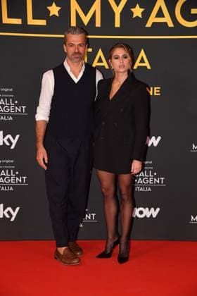 Rome, Cinema The Space Moderno Premiere of the Sky Series Call My Agent - Italy , In the photo: Luca Argentero Cristina Marino  Copyright: xVincenzoxLandix xipa-agency.netx xVincenzoxLandix IPA_Agency_IPA67542697