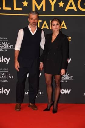 Rome, Cinema The Space Moderno Premiere of the Sky Series Call My Agent - Italy , In the photo: Luca Argentero Cristina Marino  Copyright: xVincenzoxLandix xipa-agency.netx xVincenzoxLandix IPA_Agency_IPA67542702
