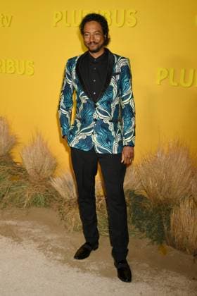 LOS ANGELES, CALIFORNIA - NOVEMBER 04:Samba Schutte at the Apple TV world premiere of Pluribus at DGA Theater Complex on November 04, 2025 in Los Angeles, California Copyright: xJeffreyxMayerx xMediaPunchx