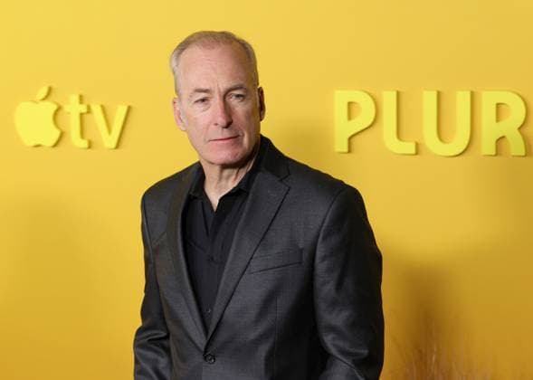 Bob Odenkirk attends the world premiere of the Apple TV series Pluribus at the DGA Theater on Tuesday, November 4, 2025. Pluribus will make its global debut on Apple TV with its first two episodes on Friday, November 7, 2025, followed by new episodes every Friday through December 26. Storyline: The most miserable person on Earth must save the world from happiness.  LAP20251104831 GREGxGRUDT