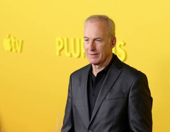 Bob Odenkirk attends the world premiere of the Apple TV series Pluribus at the DGA Theater on Tuesday, November 4, 2025. Pluribus will make its global debut on Apple TV with its first two episodes on Friday, November 7, 2025, followed by new episodes every Friday through December 26. Storyline: The most miserable person on Earth must save the world from happiness.  LAP20251104832 GREGxGRUDT