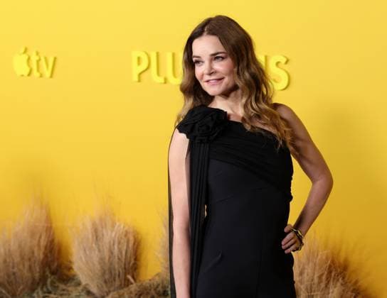 Betsy Brandt attends the world premiere of the Apple TV series Pluribus at the DGA Theater on Tuesday, November 4, 2025. Pluribus will make its global debut on Apple TV with its first two episodes on Friday, November 7, 2025, followed by new episodes every Friday through December 26. Storyline: The most miserable person on Earth must save the world from happiness.  LAP20251104880 GREGxGRUDT