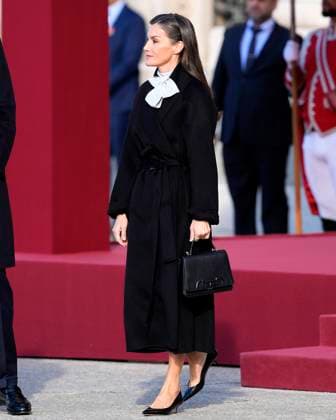 State Visit of Sultan of Oman - Spain Queen Letizia of Spain. attending a meeting as part of the State Visit of His Majesty Sultan Haitham Bin Tarik at the Royal Palace in Madrid, Spain on November 4, 2025 Photo by Acero ALTERPHOTOS ABACAPRESS.COM Madrid Spain  Copyright: xAcero AlterPhotos ABACAx