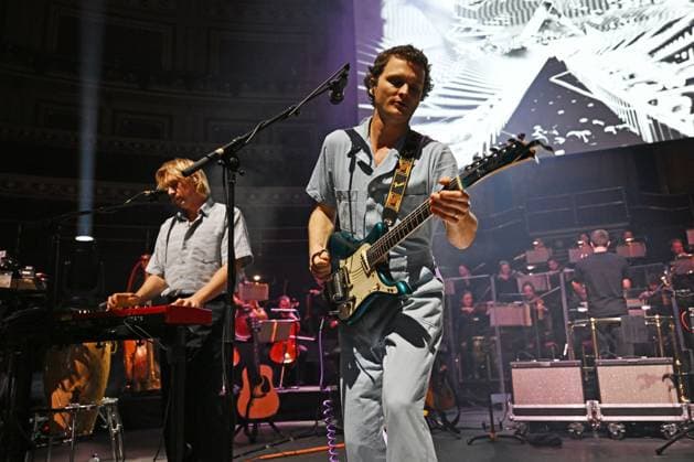King Gizzard & the Lizard Wizard performing at Royal Albert Hall LONDON, ENGLAND - NOVEMBER 04: Cook Craig and Stu Mackenzie of ˜King Gizzard & the Lizard Wizard™ performing at Royal Albert Hall on November 04, 2025 in London, England. CAP MAR MAR Great Britain Copyright: xMartinxHarris CapitalxPicturesx