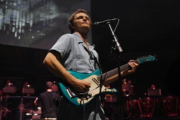 King Gizzard & the Lizard Wizard performing at Royal Albert Hall LONDON, ENGLAND - NOVEMBER 04: Stu Mackenzie of ˜King Gizzard & the Lizard Wizard™ performing at Royal Albert Hall on November 04, 2025 in London, England. CAP MAR MAR Great Britain Copyright: xMartinxHarris CapitalxPicturesx