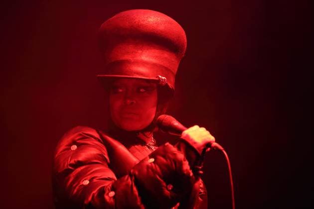 Erykah Badu at a concert at the Uber Eats Music Hall in Berlin, November 4, 2025 Erykah Badu concert Berlin