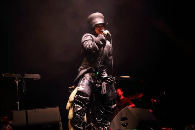 Erykah Badu at a concert at the Uber Eats Music Hall in Berlin, November 4, 2025 Erykah Badu concert Berlin