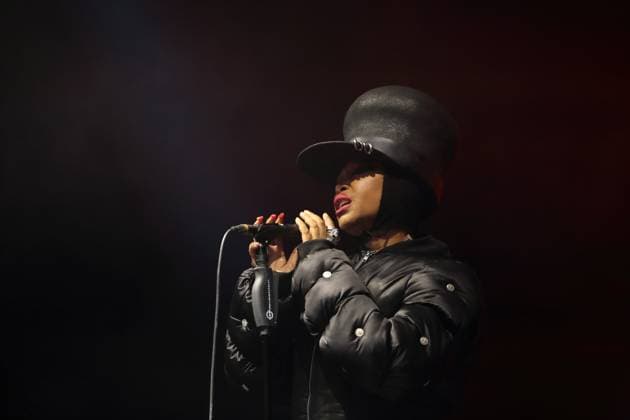 Erykah Badu at a concert at the Uber Eats Music Hall in Berlin, November 4, 2025 Erykah Badu concert Berlin