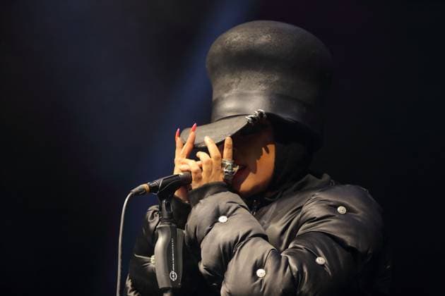 Erykah Badu at a concert at the Uber Eats Music Hall in Berlin, November 4, 2025 Erykah Badu concert Berlin
