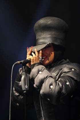 Erykah Badu at a concert at the Uber Eats Music Hall in Berlin, November 4, 2025 Erykah Badu concert Berlin