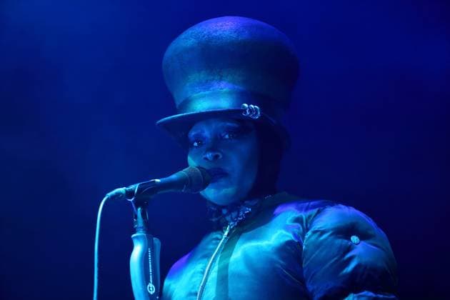 Erykah Badu at a concert at the Uber Eats Music Hall in Berlin, November 4, 2025 Erykah Badu concert Berlin
