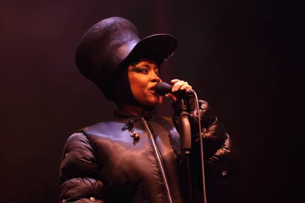 Erykah Badu at a concert at the Uber Eats Music Hall in Berlin, November 4, 2025 Erykah Badu concert Berlin