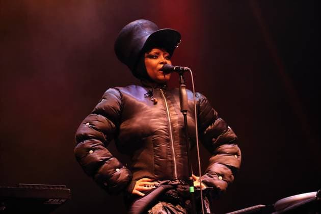 Erykah Badu at a concert at the Uber Eats Music Hall in Berlin, November 4, 2025 Erykah Badu concert Berlin