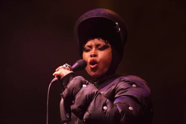 Erykah Badu at a concert at the Uber Eats Music Hall in Berlin, November 4, 2025 Erykah Badu concert Berlin