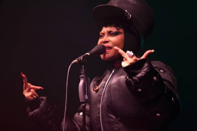 Erykah Badu at a concert at the Uber Eats Music Hall in Berlin, November 4, 2025 Erykah Badu concert Berlin