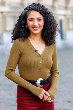 Siham El Maimouni at the award ceremony of the State Prize of North Rhine-Westphalia 2025 to photographer Andreas Gursky at K21 Düsseldorf, 04 11 2025 Foto:xO.xLangelx xFuturexImagex staatspreis_5102