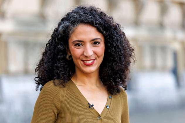 Siham El Maimouni at the award ceremony of the State Prize of North Rhine-Westphalia 2025 to photographer Andreas Gursky at K21 Düsseldorf, 04 11 2025 Foto:xO.xLangelx xFuturexImagex staatspreis_5104