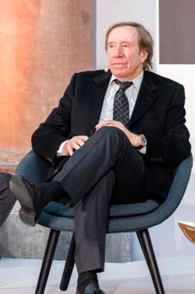 Günter Netzer at the presentation of the State Prize of North Rhine-Westphalia 2025 to photographer Andreas Gursky at K21 Düsseldorf, 04 11 2025 Foto:xO.xLangelx xFuturexImagex staatspreis_5138