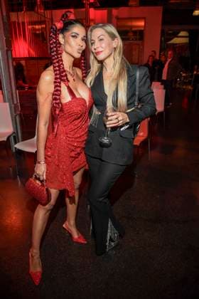 abb Abrechnung Micaela Schäfer Schaefer and Michelle Monballijn as guests at the exclusive pre-screening of the new Pro Sieben reality show Die Abrechnung Der Promi Showdown at Festsaal Kreuzberg Berlin on 04 11 2025in Berlin Berlin Berlin Germany