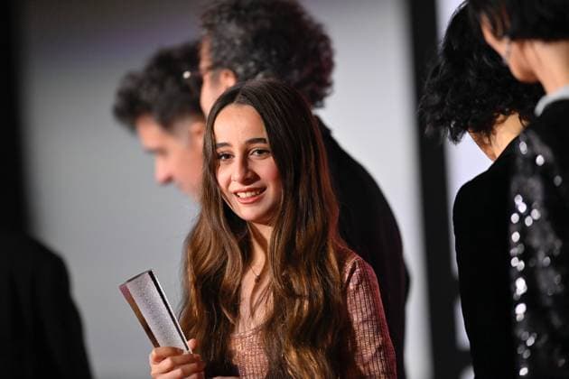 Palestine 36 honored with the Tokyo Grand Prix at TIFF 2025 TOKYO, JAPAN - NOVEMBER 5 : Actress Wardi Eilaboun receives the trophy to Palestinian filmmaker Annemarie Jacir’s film Palestine 36 which won the Tokyo Grand Prix and the Governor of Tokyo Award at the 38th Tokyo International Film Festival, in Tokyo, Japan, on November 5, 2025. Set in Palestine under British rule in 1936, Palestine 36 portrays the uprising of Palestinian Arabs against colonial and Zionist forces, exploring the roots of national identity and resistance. Jacir, one of the leading voices in Arab cinema, was recognized for her bold and humanistic storytelling. David Mareuil Anadolu Tokyo Japan. Editorial use only. Please get in touch for any other usage.  Copyright: x2025xAnadoluxDavidxMareuilx