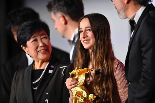 Palestine 36 honored with the Tokyo Grand Prix at TIFF 2025 TOKYO, JAPAN - NOVEMBER 5 : Actress Wardi Eilaboun receives the trophy to Palestinian filmmaker Annemarie Jacir’s film Palestine 36 which won the Tokyo Grand Prix and the Governor of Tokyo Award at the 38th Tokyo International Film Festival, in Tokyo, Japan, on November 5, 2025. Set in Palestine under British rule in 1936, Palestine 36 portrays the uprising of Palestinian Arabs against colonial and Zionist forces, exploring the roots of national identity and resistance. Jacir, one of the leading voices in Arab cinema, was recognized for her bold and humanistic storytelling. David Mareuil Anadolu Tokyo Japan. Editorial use only. Please get in touch for any other usage.  Copyright: x2025xAnadoluxDavidxMareuilx