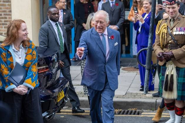 King Charles III visits veteran health care center in London LONDON, UNITED KINGDOM - November 5: King Charles III leaves Chatfield Health Care in London, United Kingdom on November 5, 2025. King Charles’s visit to Chatfield. a center offering specialist health care to veterans, came ahead of Armistice Day anniversary. Ilyas Tayfun Salci Anadolu London United Kingdom. Editorial use only. Please get in touch for any other usage.  Copyright: x2025xAnadoluxÄ°lyasxTayfunxSalcÄ±x