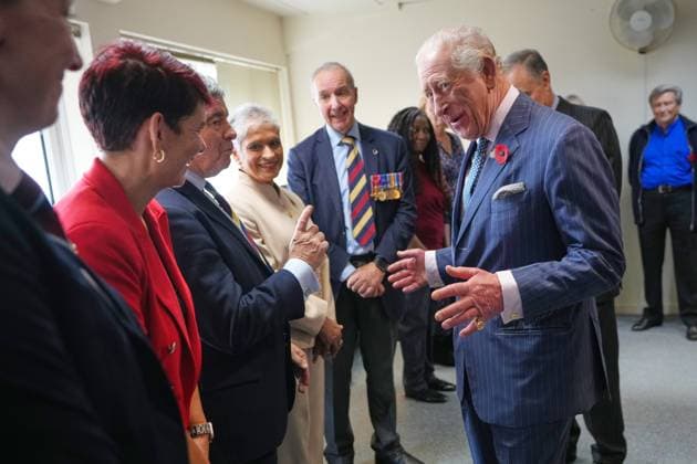 . 05 11 2025. London, United Kingdom. King Charles III during visit at Chatfield Health Care in London.  xPoolx xi-Imagesx IIM-26354-0011