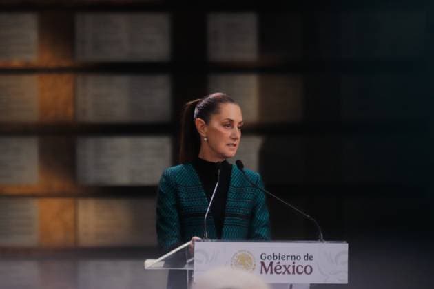Universities and Public Institutions of Higher Education Meeting Mexico™s President Claudia Sheinbaum Pardo speaks during the First National Meeting of Universities and Public Institutions of Higher Education for the Transformation of Mexico, at the the Ministry of Public Education. on November 4, 2025 in Mexico City, Mexico. Mexico City CDMX Mexico Copyright: xCarlosxSantiagox