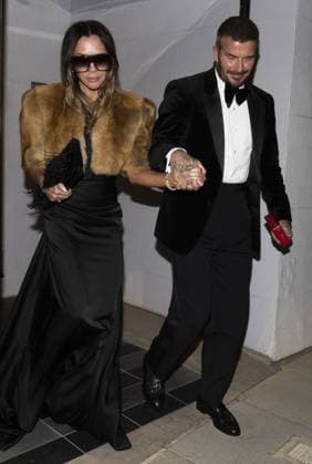 David Beckham knighthood 05 11 2025 Sir David Beckham celebrates his Knighthood with wife Victoria, family and friends at his pal Gordon Ramsay’s restaurant in Chelsea.  Copyright: xDarrenxFletcherx NINTCHDBPICT001036191523