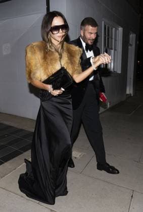 David Beckham knighthood 05 11 2025 Sir David Beckham celebrates his Knighthood with wife Victoria, family and friends at his pal Gordon Ramsay’s restaurant in Chelsea.  Copyright: xDarrenxFletcherx NINTCHDBPICT001036191541