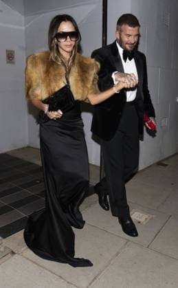 David Beckham knighthood 05 11 2025 Sir David Beckham celebrates his Knighthood with wife Victoria, family and friends at his pal Gordon Ramsay’s restaurant in Chelsea.  Copyright: xDarrenxFletcherx NINTCHDBPICT001036191564